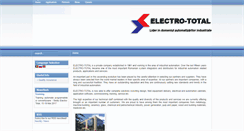 Desktop Screenshot of electro-total.com