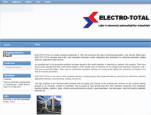 Tablet Screenshot of electro-total.com